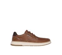 Skechers Wide Fit Garlan Round Toe Waterproof Lace Up Shoes, Brown, Size 7, Men Brown
