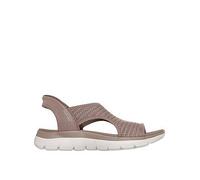Skechers Wide Fit Summits Sweetly Evolved Sandal, Brown, Size 4, Women Brown