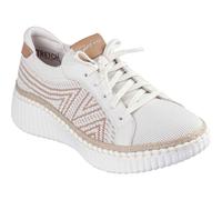Skechers Wilshire Blvd - Bellevue Polyester Women's Off White Trainers UK 4