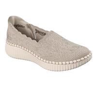 (, ) Skechers Wilshire Boulevard Polyester Women's Taupe Trainers