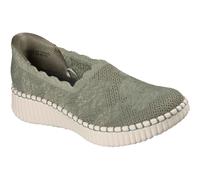 Skechers Wilshire Boulevard Womens Olive Trainers - Size UK 4