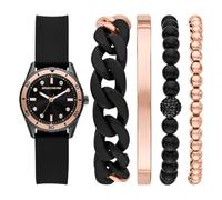 Skechers Women Analog Quartz Watch with Silicone Strap SR9113