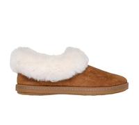 Women's Skechers Womens Cozy Campfire Suede Memory Foam Clog Style Slipper - Brown
