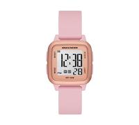Skechers Women's Holmby Digital Blush Silicone Watch (Model: SR6298), Blush