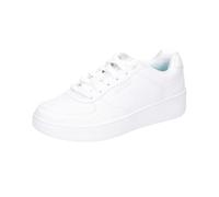 Skechers Women's Sport Court 2.0 - Core Essential Sneaker in White, Size 6 | Synthetic, Machine Washable