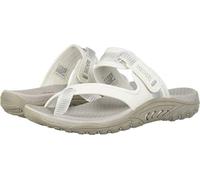 Skechers Women Reggae-Seize The Day Open Toe Sandals, White (White Wht), 4