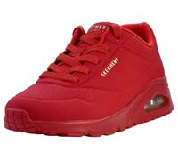 Skechers Women Uno-Stand On Air Sneakers, red, 8 UK