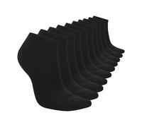 Skechers Women's 10 Pack Cushioned Low Cut Socks, Black, 42-44.5 EU