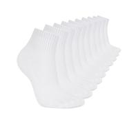 Skechers Women's 10 Pack Cushioned Quarter Crew Socks Socks