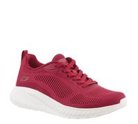 Skechers Women's 117209 Sneaker, Red-white, 8 UK Wide
