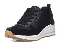 Skechers Women's 155616 Low-Top Sneakers, Black, 4.5 UK