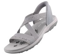 Skechers Women's 163574-moc sandals, gray, 8 UK