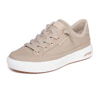 Skechers Arch Fit Arcade-Meet Ya There Canvas Trainers Womens 5 (38) Beige