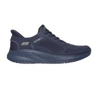 Skechers Women's BOBS Squad Chaos Current Muse Sneaker, Navy, 4 UK