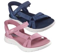 Skechers Women's Go Walk Flex Sandal Illuminate Sandals, Mauve Textile, 5 UK