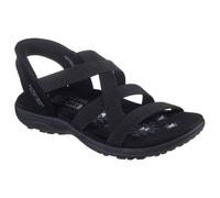 Skechers REGGAE SLIM - STRETCH FLEX Womens Sandals Black - UK 6 - Black