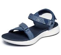 Skechers Women's 600 Spikeless Golf Sandalen Shoe, Navy and White, 8 UK