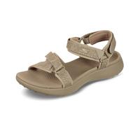 Skechers Women's 600 Spikeless Golf Sandale Shoe, Taupe, 8 UK