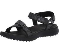 Skechers Women's 600 Spikeless Golf Sandals Shoe, Black, 10 M US