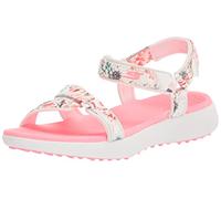 Skechers Women's 600 Spikeless Golf Sandals Shoe, White Multi Tropics, 8 UK