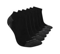 Skechers Women's 6 Pack Low Cut Socks Running, Black, 42-44.5 EU (Pack of 6)