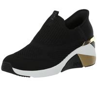 Skechers Women's Slip-ins Mark Nason: A Wedge - Crecent Sneaker in Black, Size 3 | Textile