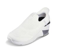 Skechers Women's A-Wedge-Crecent Sneaker, White, 6.5 UK