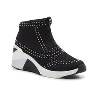 Skechers Women's A Wedge-Lulee Sneaker, Black, 10