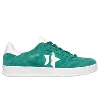 Skechers Women's Academy - Court Charm Sneaker in Green, Size 5 | Leather/Synthetic