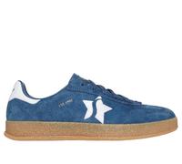 Skechers Women's Academy - Subtle Sparks Sneaker in Slate, Size 4.5 | Leather/Synthetic