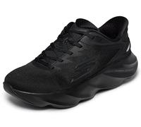 Skechers Women's Aero Burst Hands Free Slip-Ins Running Shoe, Black/Black, 6