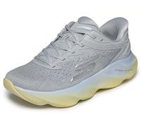 Skechers Women's Aero Burst Hands Free Slip-Ins Sneaker, Light Gray/Blue, 8.5