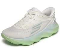 Skechers Women's Aero Burst Slip Ins Running Trainer, Off White/Green, 3.5 UK