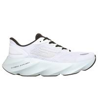 Skechers Women's Aero Burst Sneaker in White/Black/Blue, Size 2 | Textile/Synthetic, Vegan, Machine Washable , Arch Fit , Hyper Burst