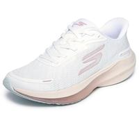 Skechers Women's Aero Pulse Performance - Lightweight Mesh Athletic Shoes with Arch Support Slip-in Trainers, White Textile Rose Trim, 3 UK