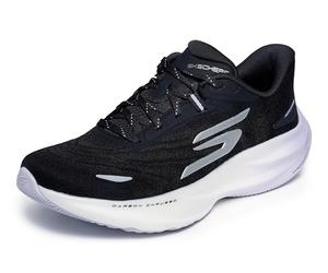 Skechers Women's Aero Spark Running Trainer, Black/White, 3.5 UK