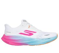 Skechers Women's Aero Spark Sneaker in White, Size 3 | Textile/Synthetic, Vegan, Machine Washable , Arch Fit , Hyper Burst