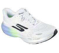 Skechers Women's Aero Spark Sneaker, White/Lime, 5 UK