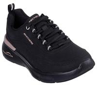Skechers Womens Air Dynamight Trainers Black/Rose Gold 6.5 UK