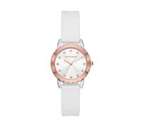 Skechers Women's Anaheim Quartz Watch with Silicone Strap, White, 14 (Model: SR6235)