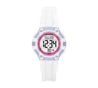 Skechers Women's Anoka Digital White Polyurethane Watch, White