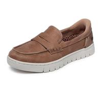Skechers Womens Slip On Trainers 4.5 (37.5) Brown