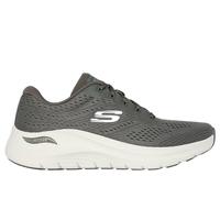 Skechers Women's Arch Fit 2.0 - Big League Sneaker in Olive, Size 7 | Textile/Synthetic, Vegan, Machine Washable