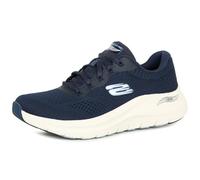Skechers Women's Arch Fit 2.0 Big League Sneaker, Navy Mesh/White Trim, 3 UK