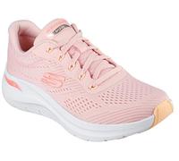 Skechers Women's Arch Fit 2.0 Big League Sneaker, Pink Mesh/Coral & Orange Trim, 5 UK