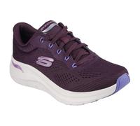 Skechers Women's Arch Fit 2.0 Big League Sneaker, Plum Mesh/Multi Trim, 4 UK