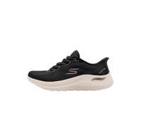 Skechers Women's Arch FIT 2.0 Bold Motion Trainers, Black Mesh/Rose Gold Trim, 6 UK