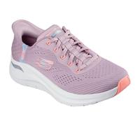 Skechers Women's Arch Fit 2.0 Easy Chic Sneaker, Mauve Mesh/Multi Trim, 3 UK