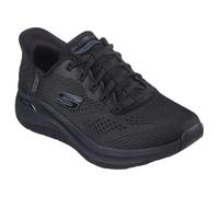 Skechers Women's Arch FIT 2.0 Easy Chic Trainers, Black Mesh/Gunmetal Trim, 3 UK Wide