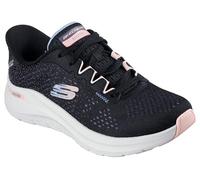 Skechers Women's Arch Fit 2.0 Fresh Pace Sneaker, Black Mesh/Pu/Multi Trim, 6 UK